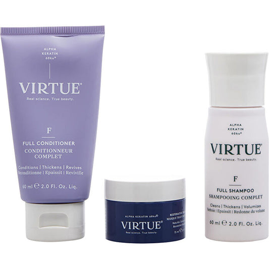 Virtue Curl Discovery Kit- Shampoo 60ml/2oz & Conditioner 60ml/2oz & Butter 15ml/0.5oz