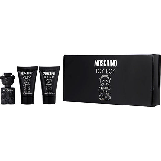 Moschino Toy Boy Eau De Parfum 0.17oz & Aftershave Balm 0.8oz & Bath And Shower Gel 0.8oz