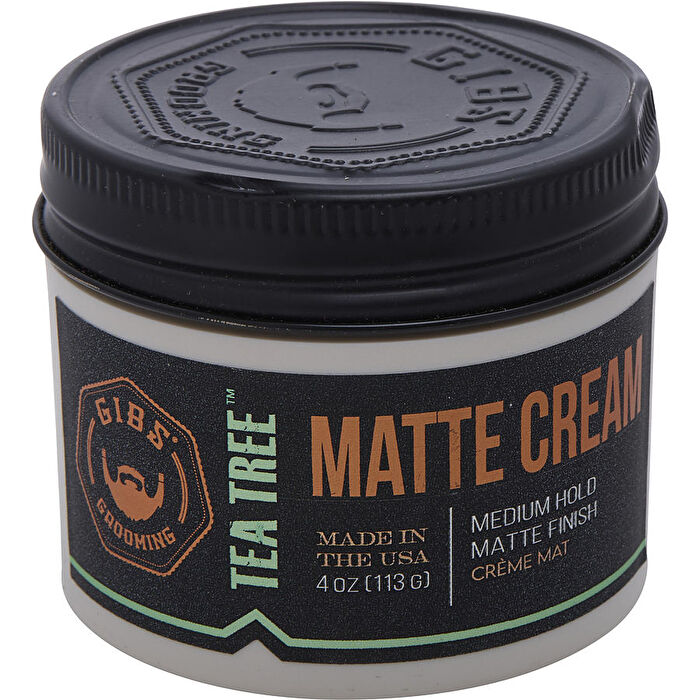 Gibs Grooming Tea Tree Matte Cream 120ml/4oz