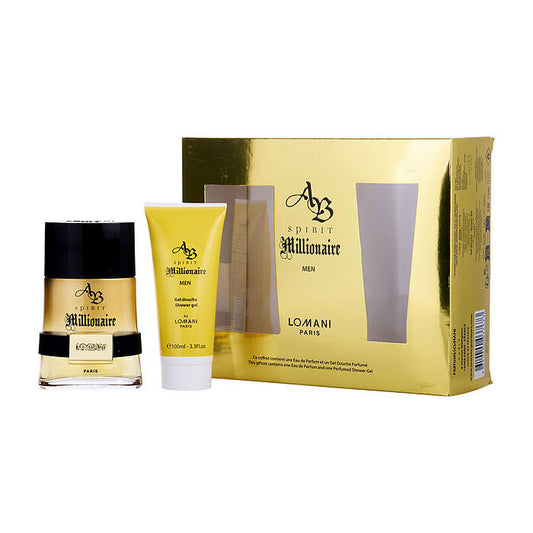 Lomani Ab Spirit Millionaire Eau De Parfum Spray & Shower Gel 90ml/3.3oz