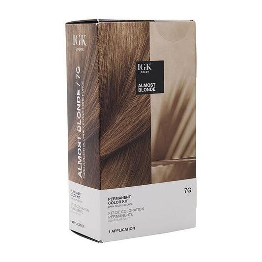Igk Permanent Color Kit - Almost Blonde (golden Blonde) 7g/0.24oz