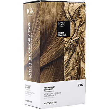 Igk Permanent Color Kit - 7vg Dirty Blonde (beige Blonde)