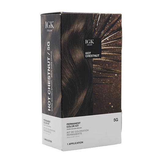Igk Permanent Color Kit - Hot Chestnut (warm Golden Brown) 5g/0.17oz