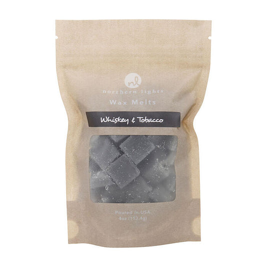 Northern Lights Whiskey & Tobacco Wax Melts Pouch 120ml/4oz