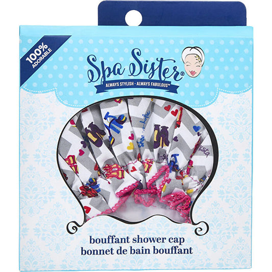Spa Accessories Spa Sister Bouffant Shower Cap - Shoe Fashionista