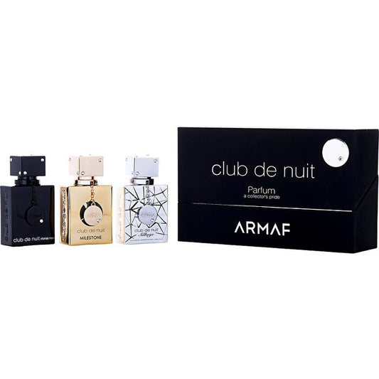Armaf Variety 3 Piece Variety With Club De Nuit Intense & Club De Nuit Sillage & Club De Nuit Milestone And All Are Eau De Parfum Spray 30ml/1oz