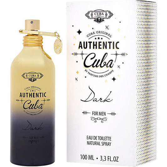 Cuba Authentic Dark Eau De Toilette Spray 100ml/3.3oz