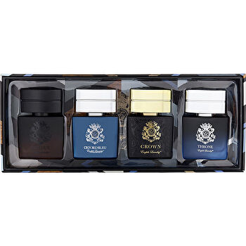 English Laundry Variety 4 Piece Mens Variety With Armour & Oxforx Bleu & Crown & Throne And All Are Eau De Parum 0.68oz