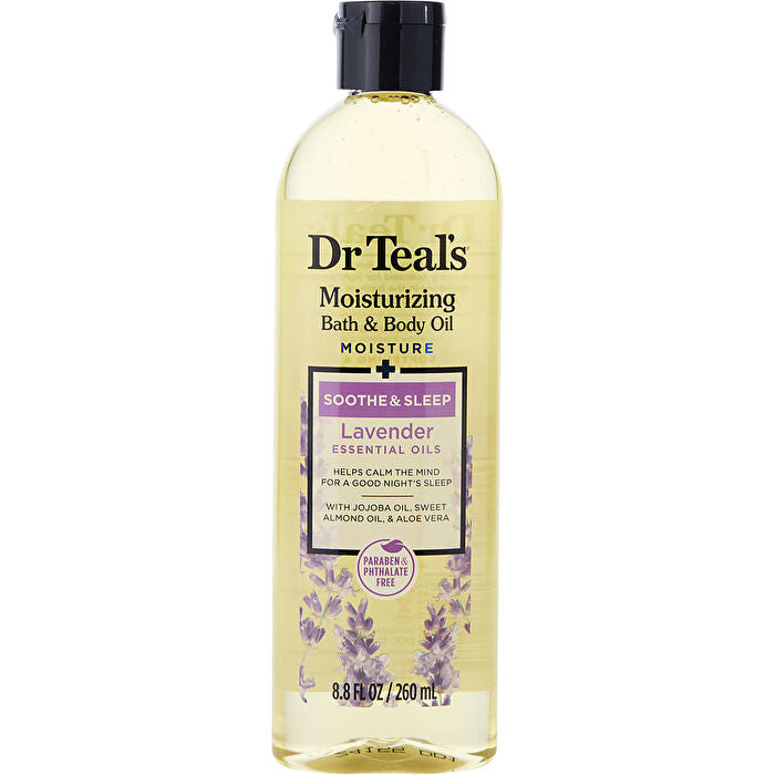 Dr. Teal's Moisturizing Bath & Body Oil - Moisture+ Soothing Lavender Essential Oil 260ml/8.8oz
