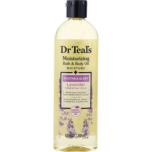 Dr. Teal's Moisturizing Bath & Body Oil - Moisture+ Soothing Lavender Essential Oil 260ml/8.8oz
