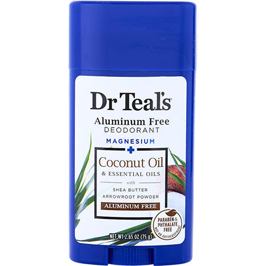 Dr. Teal's Aluminum Free Deodorant - Magnesium+ Coconut Oil & Essential Oils 75g/2.6oz