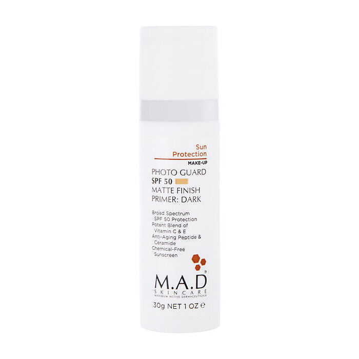 M.a.d. Skincare Photo Guard Spf 50 Matte Finish Primer - Dark 30ml/1oz