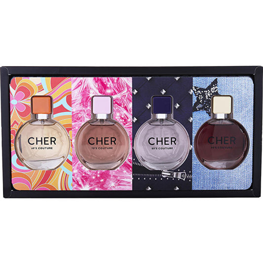 Cher Variety Decades Collection With 60's & 70's & 80's & 90's And All Are Eau De Parfum Spray 30ml/1oz