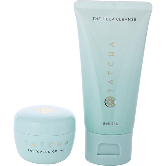 Tatcha Water Duo Set: Water Cream 10ml/0.33oz & Deep Cleanse 50ml/1.7oz 2pcs