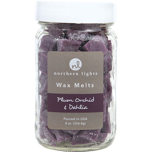 Northern Lights Plum Orchid & Dahlia Simmering Fragrance Chips - Jar Containing 100 Melts 200ml/7oz