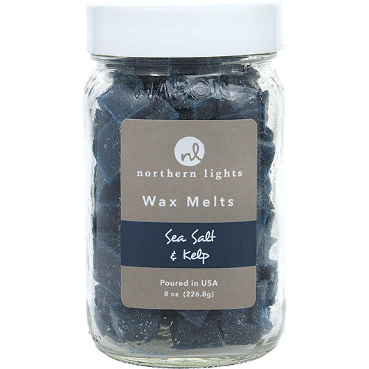 Northern Lights Sea Salt & Kelp Simmering Fragrance Chips - Jar Containing 100 Melts 240ml/8oz
