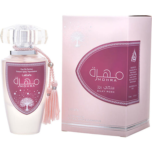 Lattafa Mohra Silky Rose Eau De Parfum Spray 90ml/3.4oz