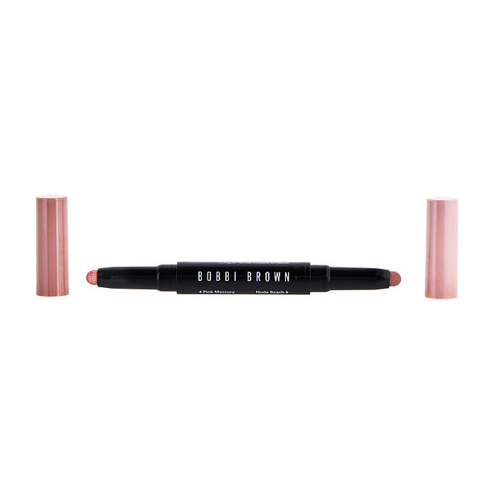 Bobbi Brown Dual Ended Long Wear Cream Shadow Stick - # Pink Steel / Bark 1.6g/0.03oz