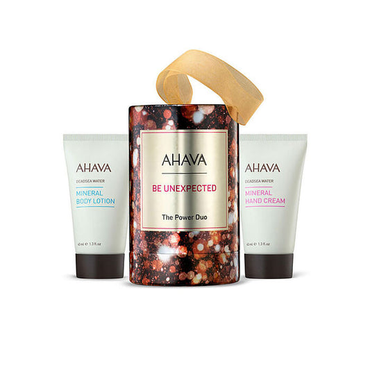 Ahava Be Unexpected The Power Duo Set: Deadsea Water Mineral Body Lotion & Mineral Hand Cream 40ml/1.3oz