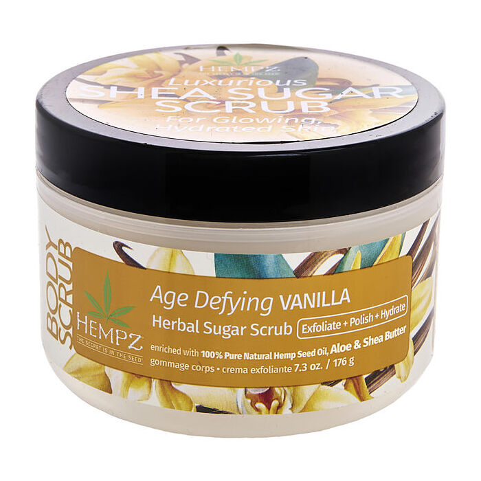 Hempz Age Defying Vanilla Herbal Sugar Scrub 215ml/7.3oz