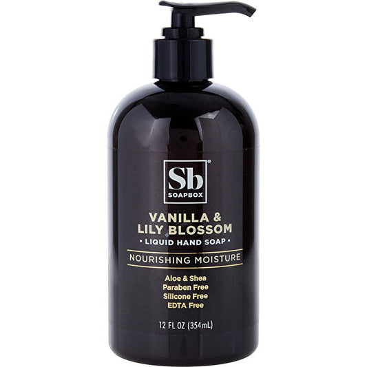 Soapbox Vanilla & Lily Blossom Liquid Hand Soap 354ml/12oz