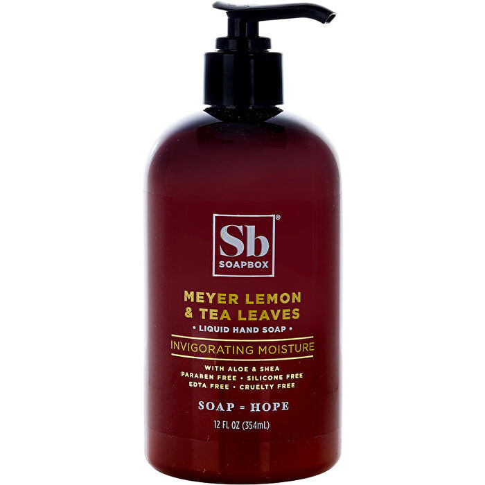 Soapbox Meyer Lemon & Tea Leaves Liquid Hand Soap 354ml/12oz
