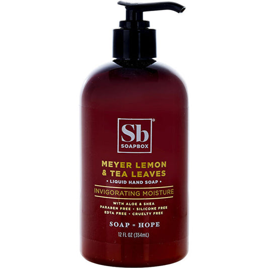 Soapbox Meyer Lemon & Tea Leaves Liquid Hand Soap 354ml/12oz