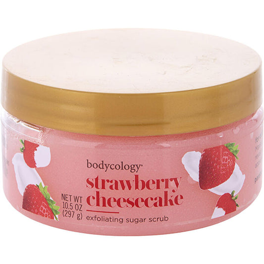 Bodycology Strawberry Cheesecake Exfoliating Sugar Scrub 300ml/10.5oz
