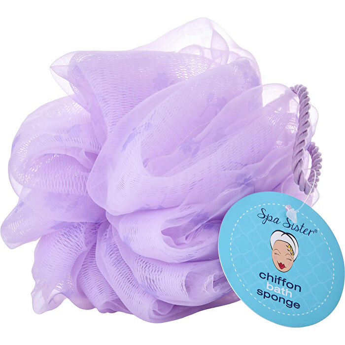Spa Accessories Chiffon Dreamy Bath Sponge - Lavender/flowers