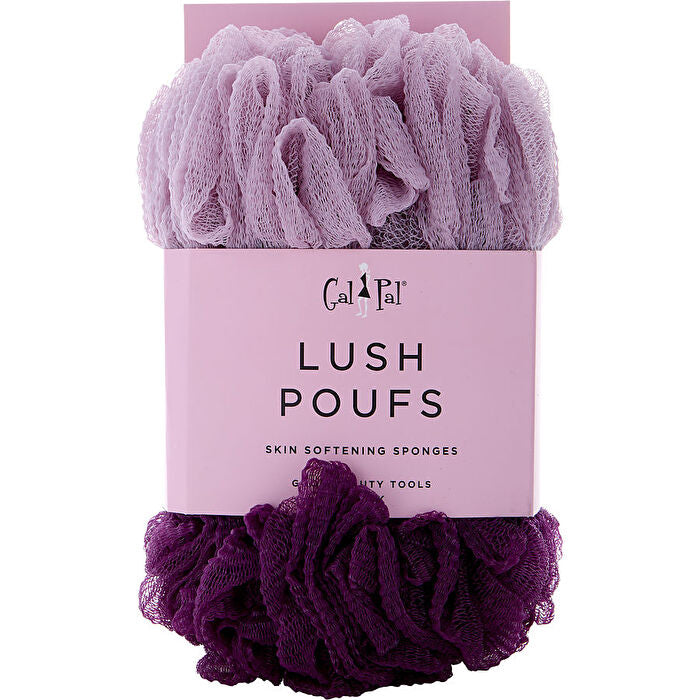 Spa Accessories Skin Softening Sponges (light Mauve/raspberry) 2 Pack