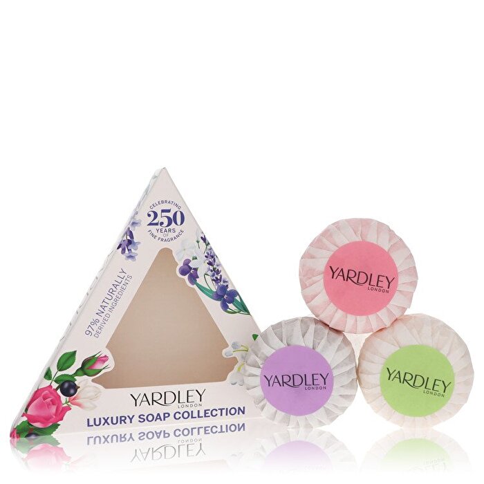 Yardley London Yardley London Soaps English Rose + English Lavender + Lily Of The Valley Luxury Soaps 50ml/1.7oz