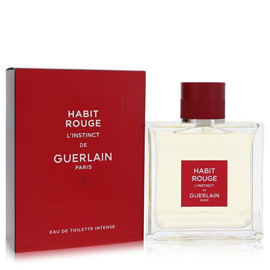 Guerlain Habit Rouge L'instinct Eau De Toilette Intense Spray 100ml/3.3oz