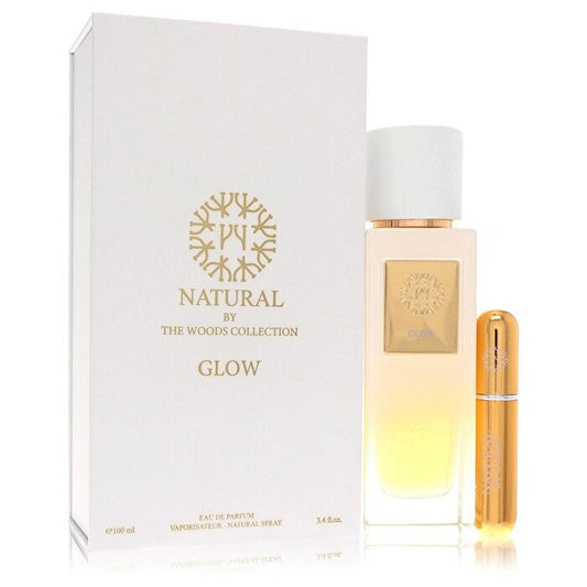 The Woods Collection The Woods Collection Natural Glow Eau De Parfum Spray (Unisex) With Mini Refillable Spray 100ml/3.4oz