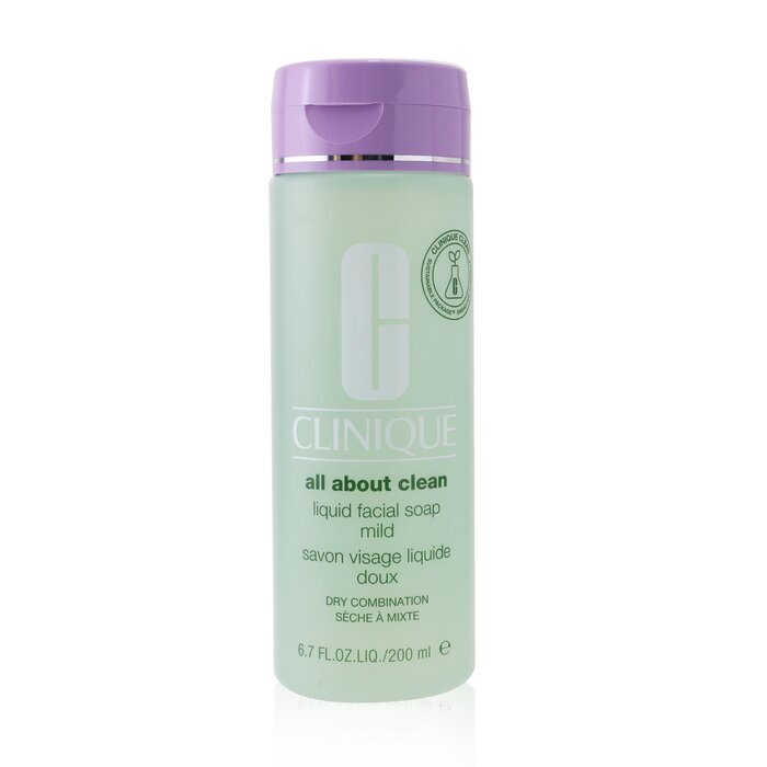 Clinique All About Clean Liquid Facial Soap Mild - Dry Combination Skin(Random Packaging) 200ml/6.7oz
