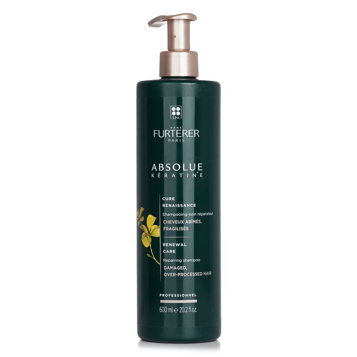 Rene Furterer Absolue K��ratine Renewal Care Repairing Shampoo - Damaged, Over-Processed Hair (Salon Product) 600ml/20.2oz